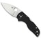 Spyderco 2024 Spyderco Lil' Native G-10 Black Back Lock Plain SPY-C230MBGP - alternate 3
